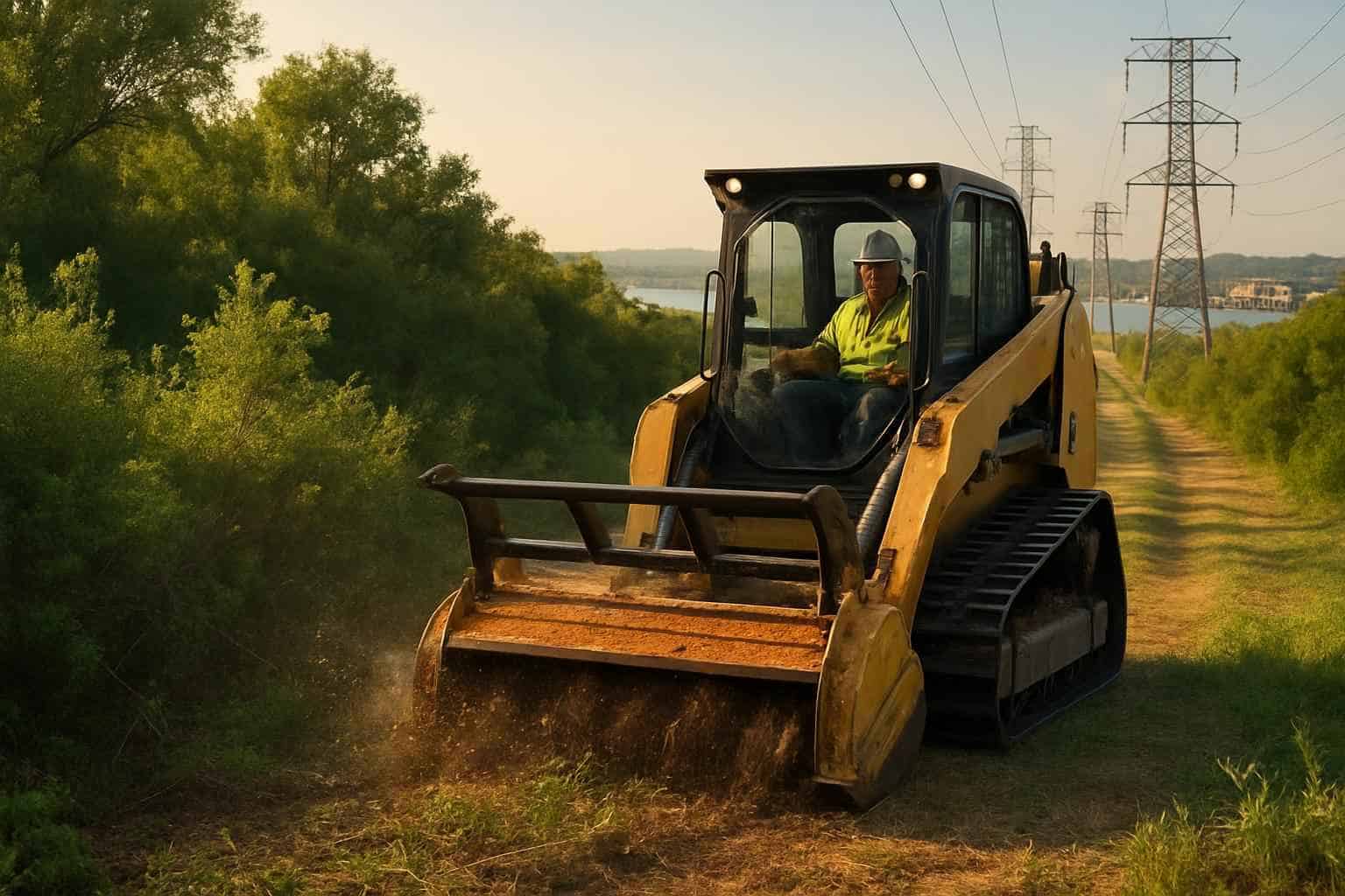 Vegetation Control ROW in Horseshoe Bay Texas