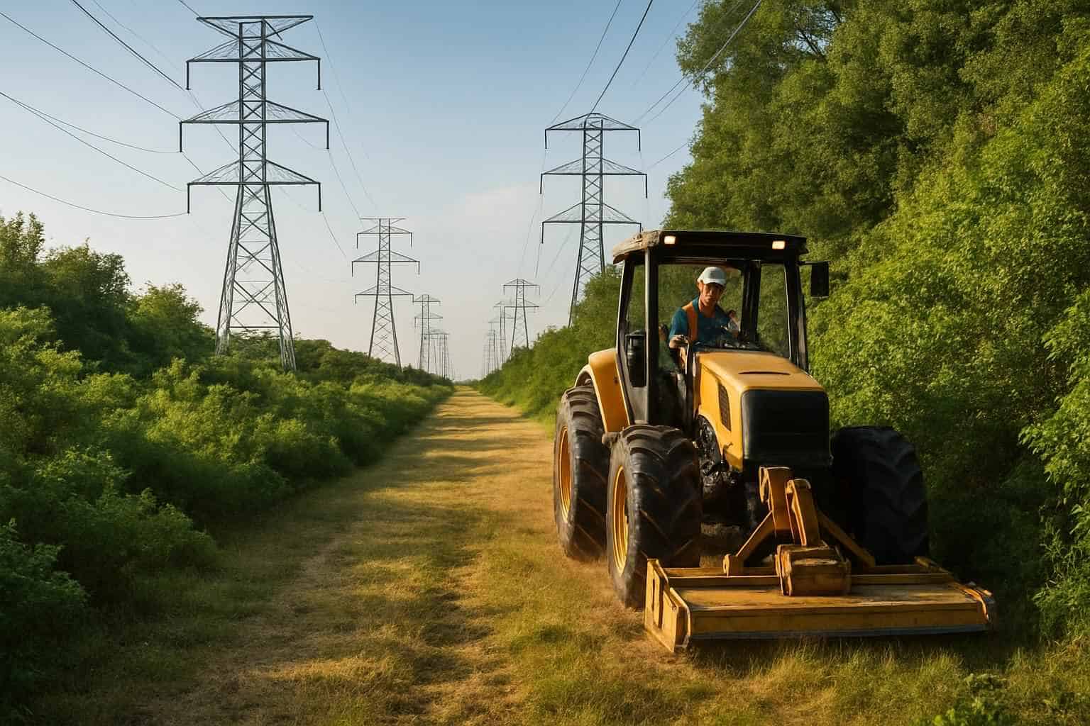 Vegetation Control ROW in Kingsland Texas