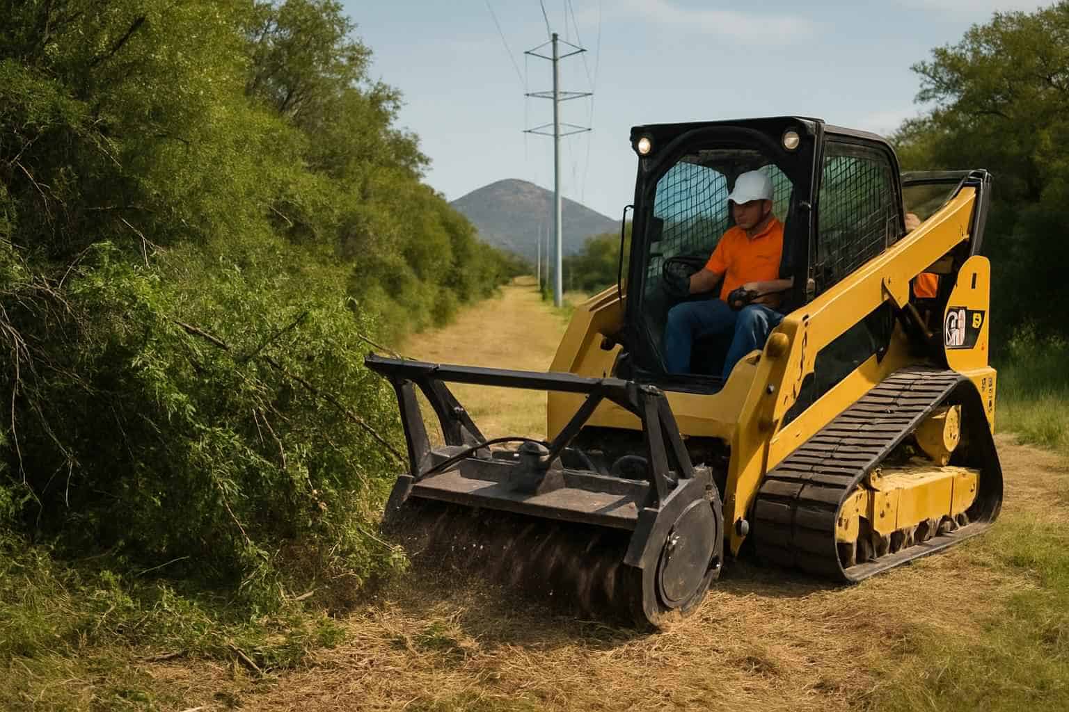Vegetation Control ROW in Round Mountain Texas