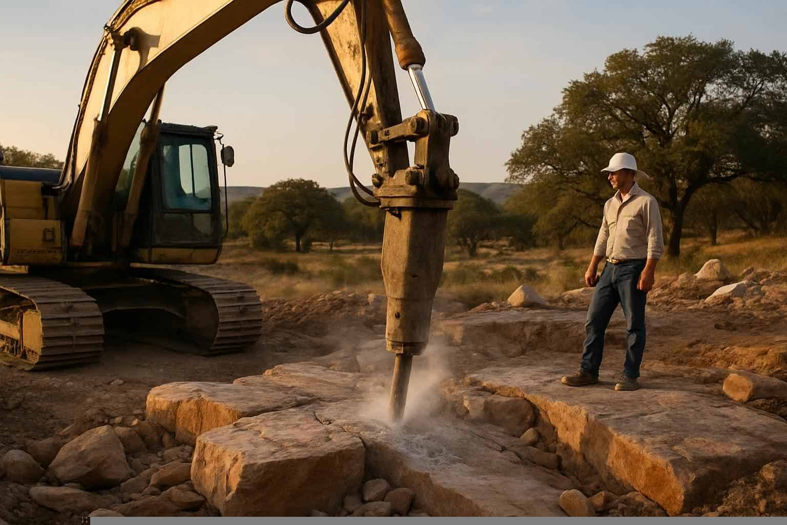 Bedrock Reduction in Mason Texas