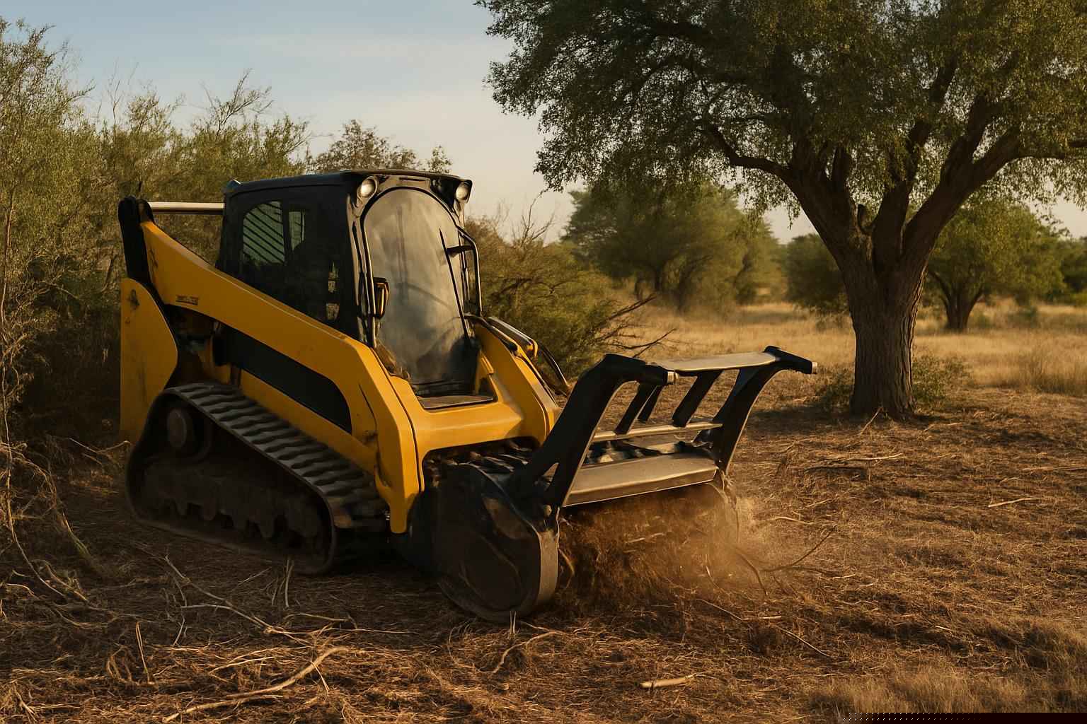 Brush And Tree Lot Clearing In Mason Texas