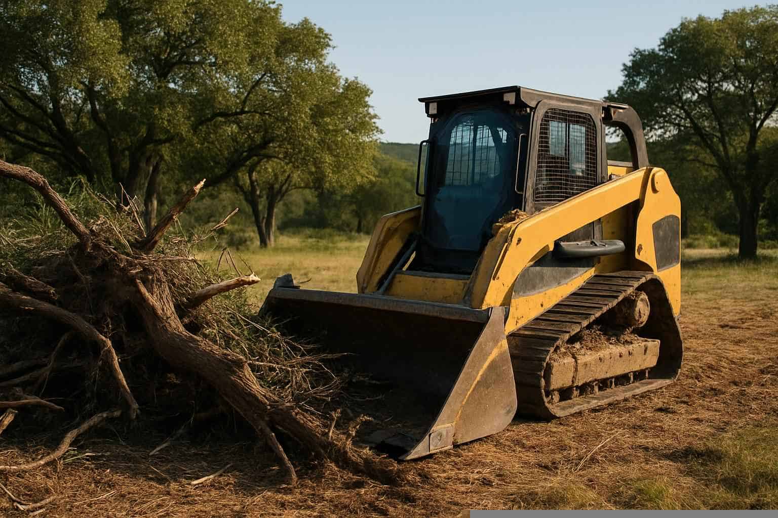Brush and Tree Lot Clearing in Pipe Creek Texas