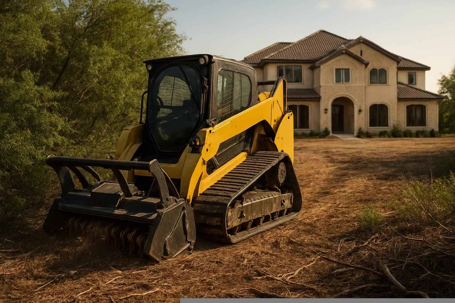Brush Clearing for New Builds in Medina Texas