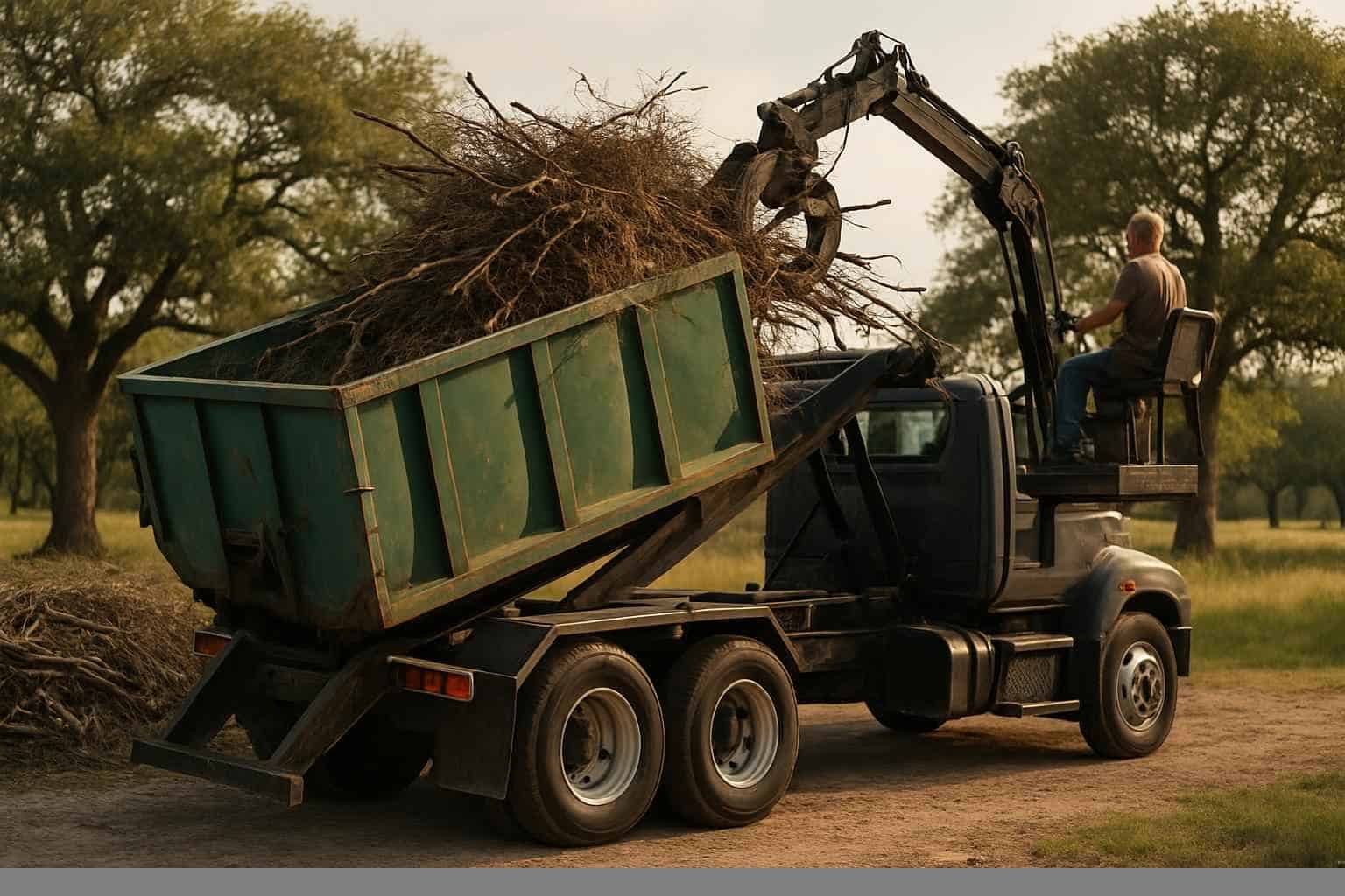 Brush Hauling and Disposal in Mason Texas