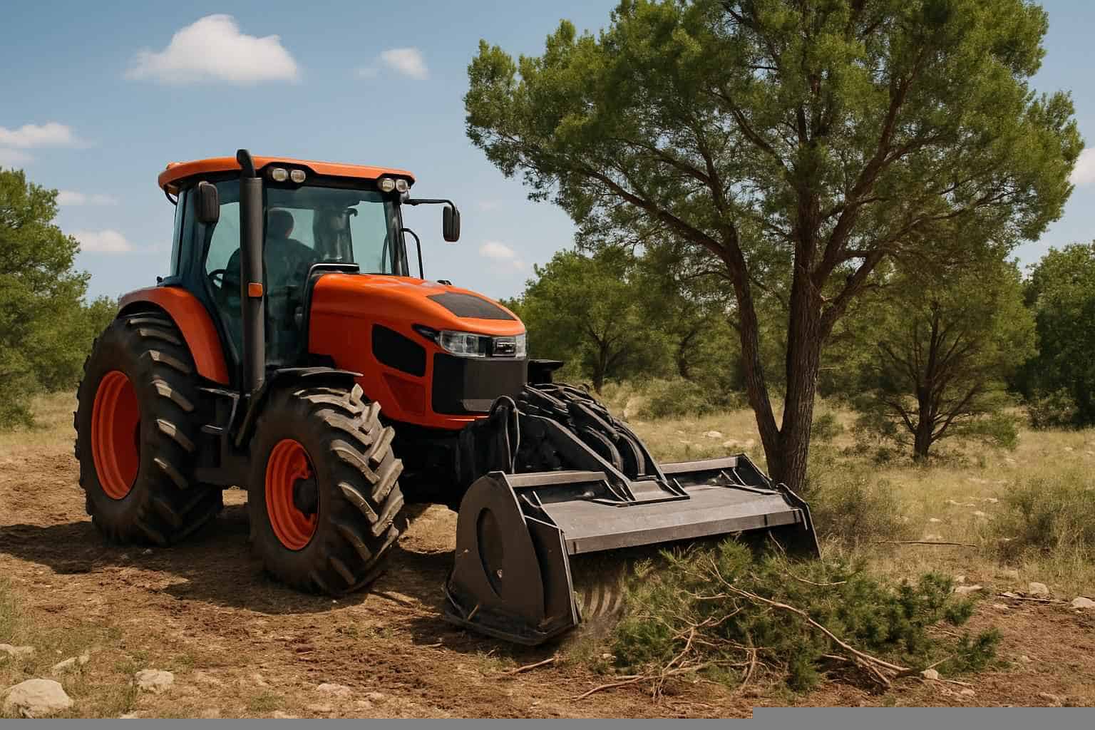 Cedar Brush Eating in Mason Texas