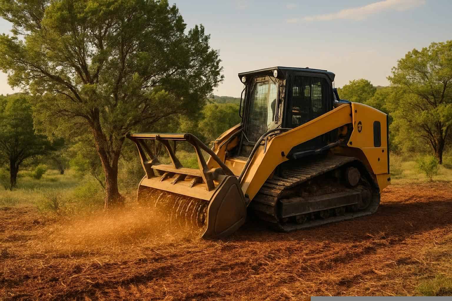 Cedar Mulching in Medina Texas
