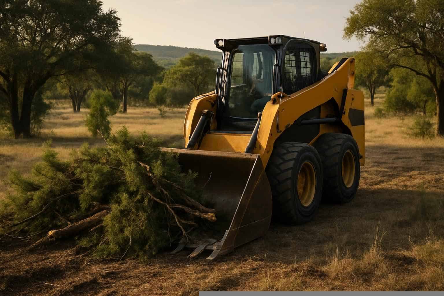 Cedar Clearing In Pipe Creek Texas 5 Cedar Pasture Clearing in Pipe Creek Texas