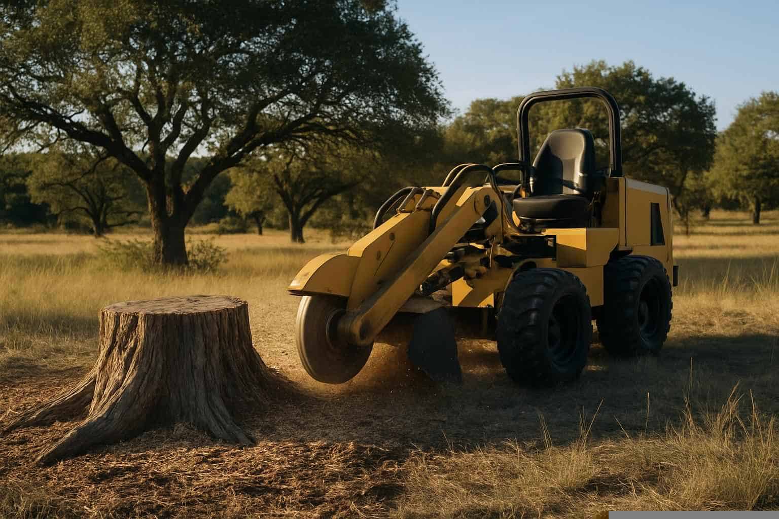 Cedar Stump Removal in Medina Texas