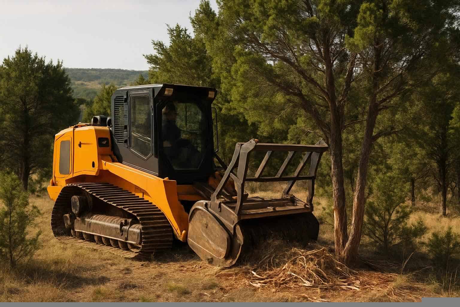 Cedar Thinning in Mason Texas