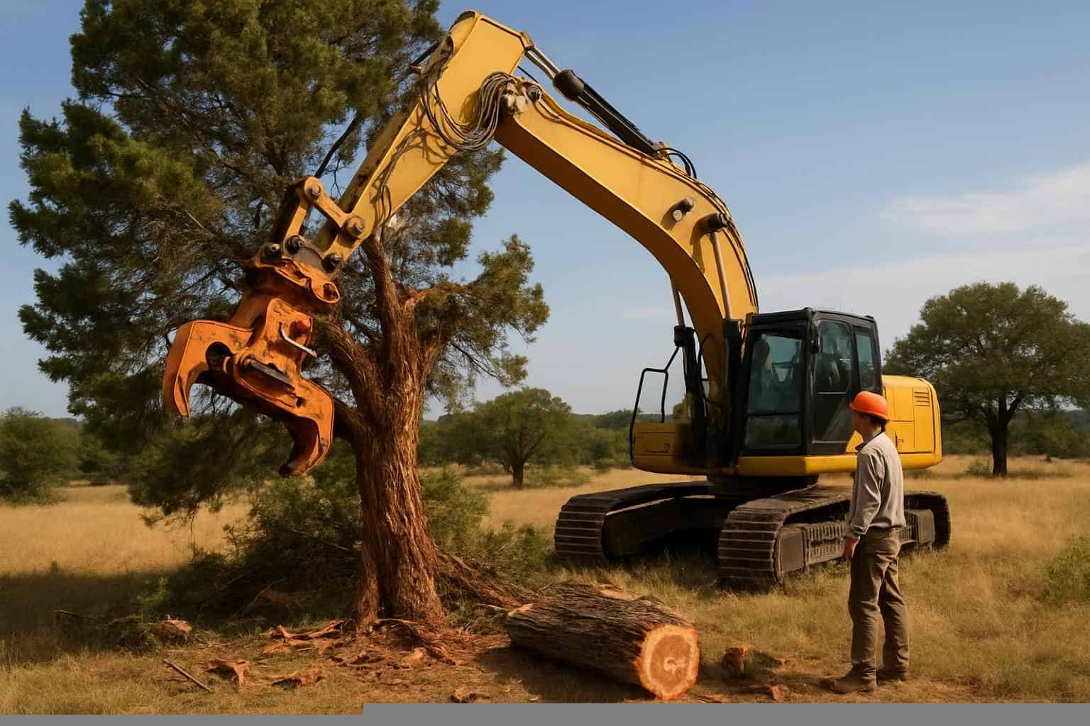 Cedar Tree Removal in Mason Texas
