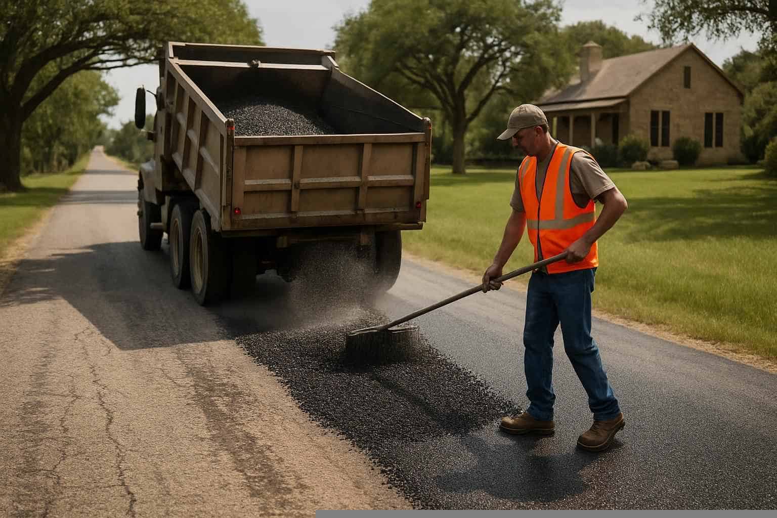 Chip And Seal In Mason Texas 5 Chip Seal Repair in Mason Texas