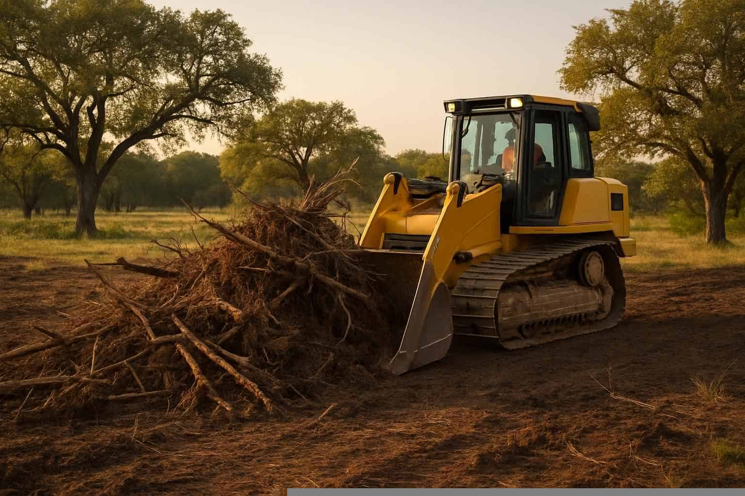 Commercial Lot Clearing In Mason Texas