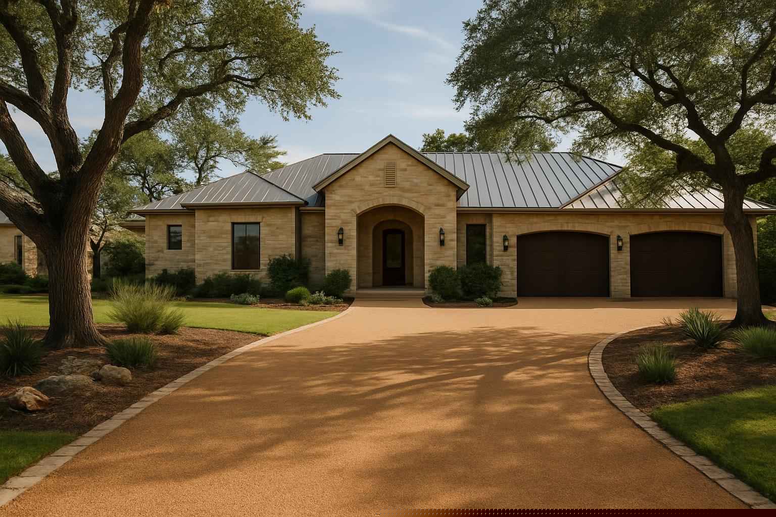 Decomposed Granite Driveway in Pipe Creek Texas