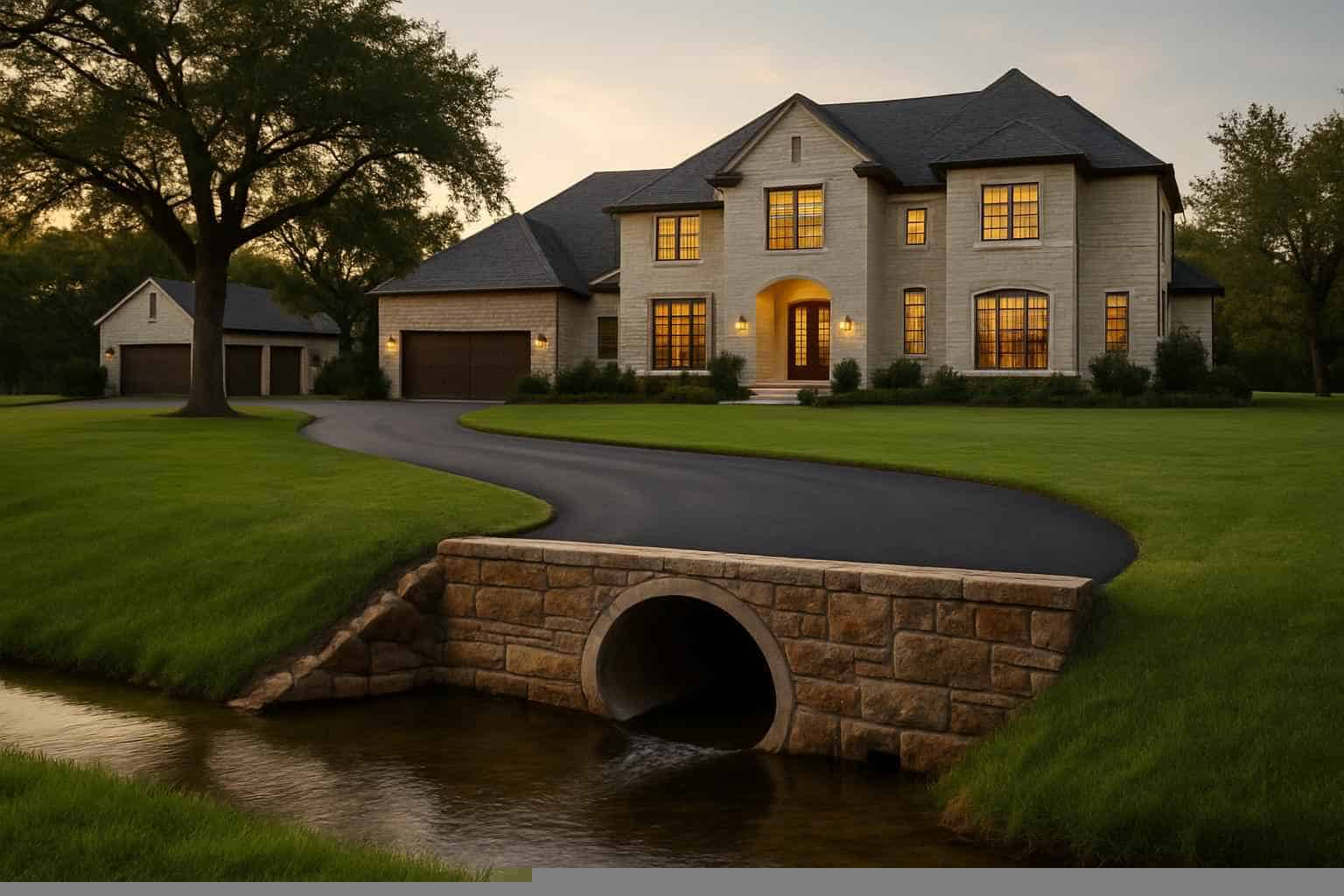 Drainage Solutions In Mason Texas 2 Driveway Culverts in Mason Texas