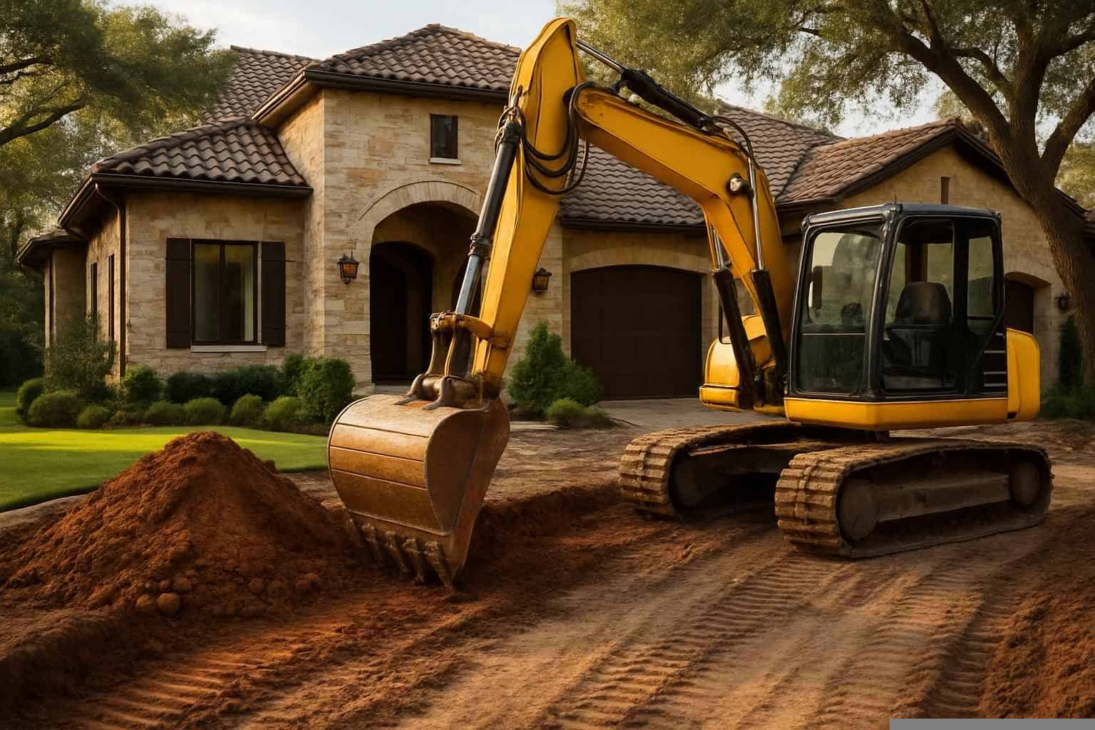 Excavation In Mason Texas 6 Driveway Excavation in Mason Texas