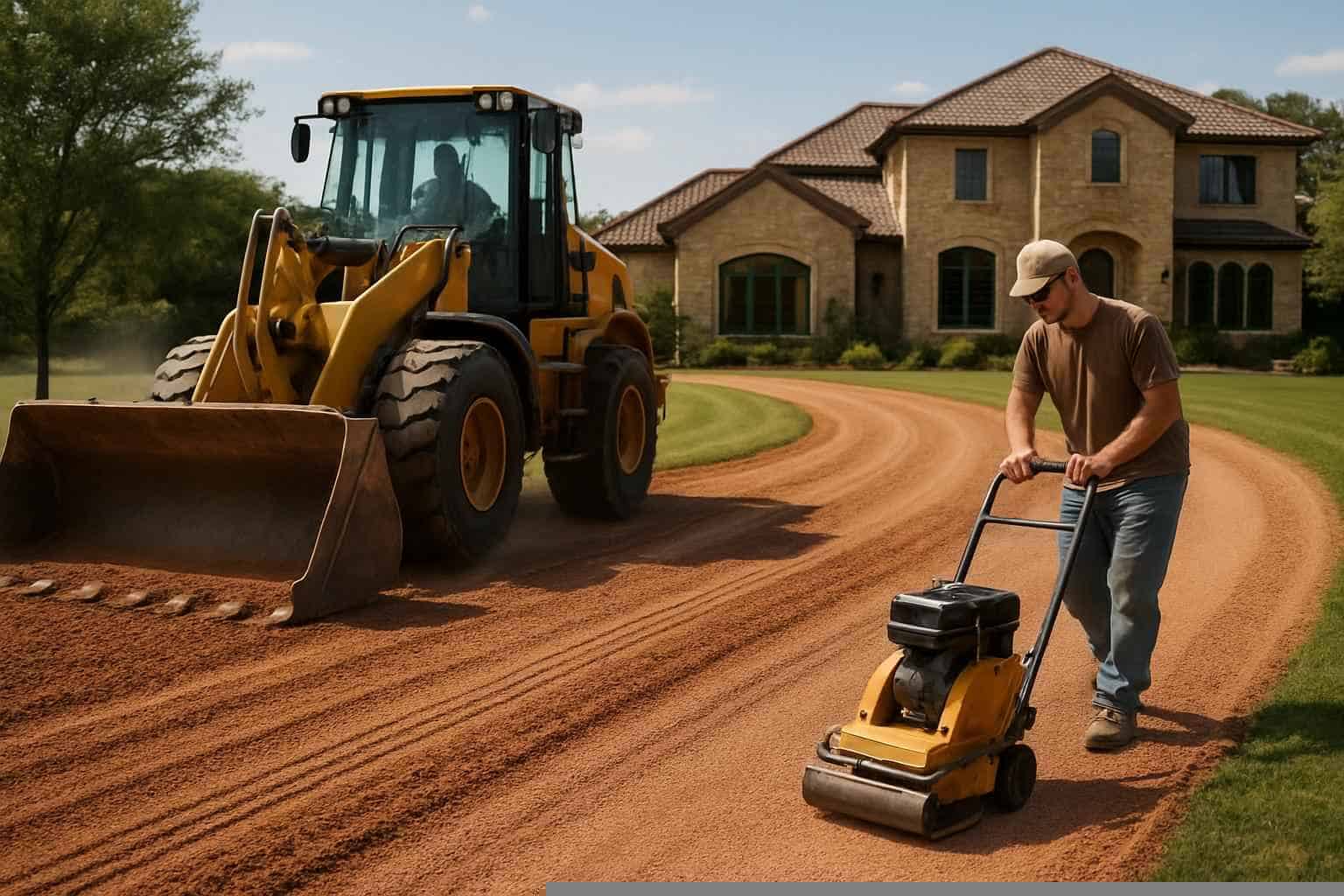 Driveway Grading and Compaction in Mason Texas
