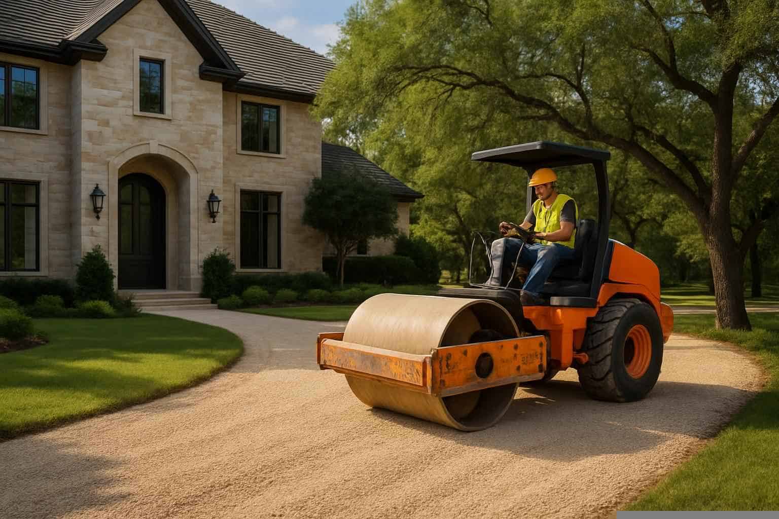 Driveway Grading and Compaction in Pipe Creek Texas