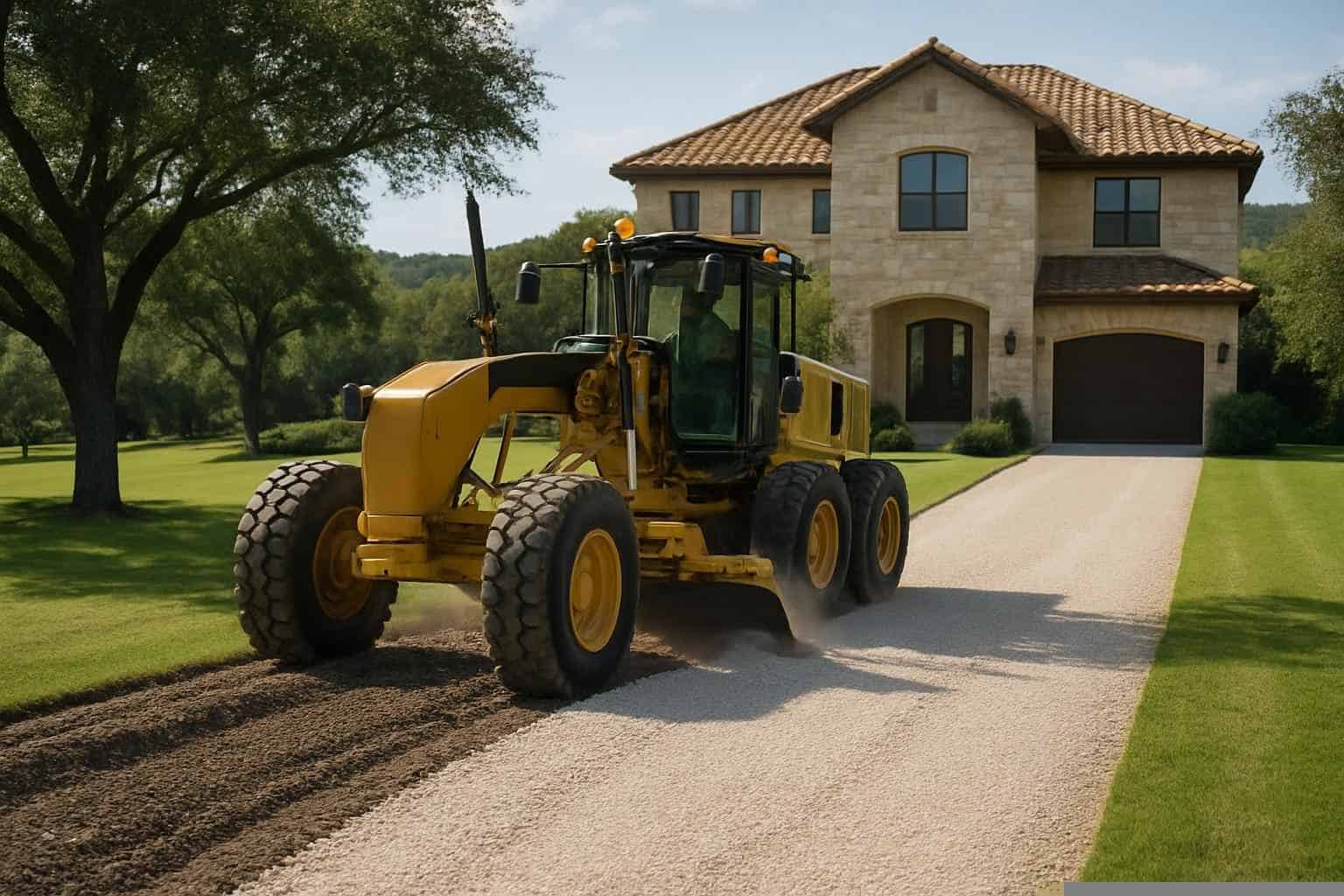 Grading In Medina Texas 2 Driveway Grading in Medina Texas