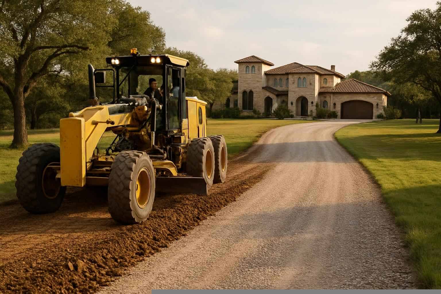 Driveway Grading in Pipe Creek Texas