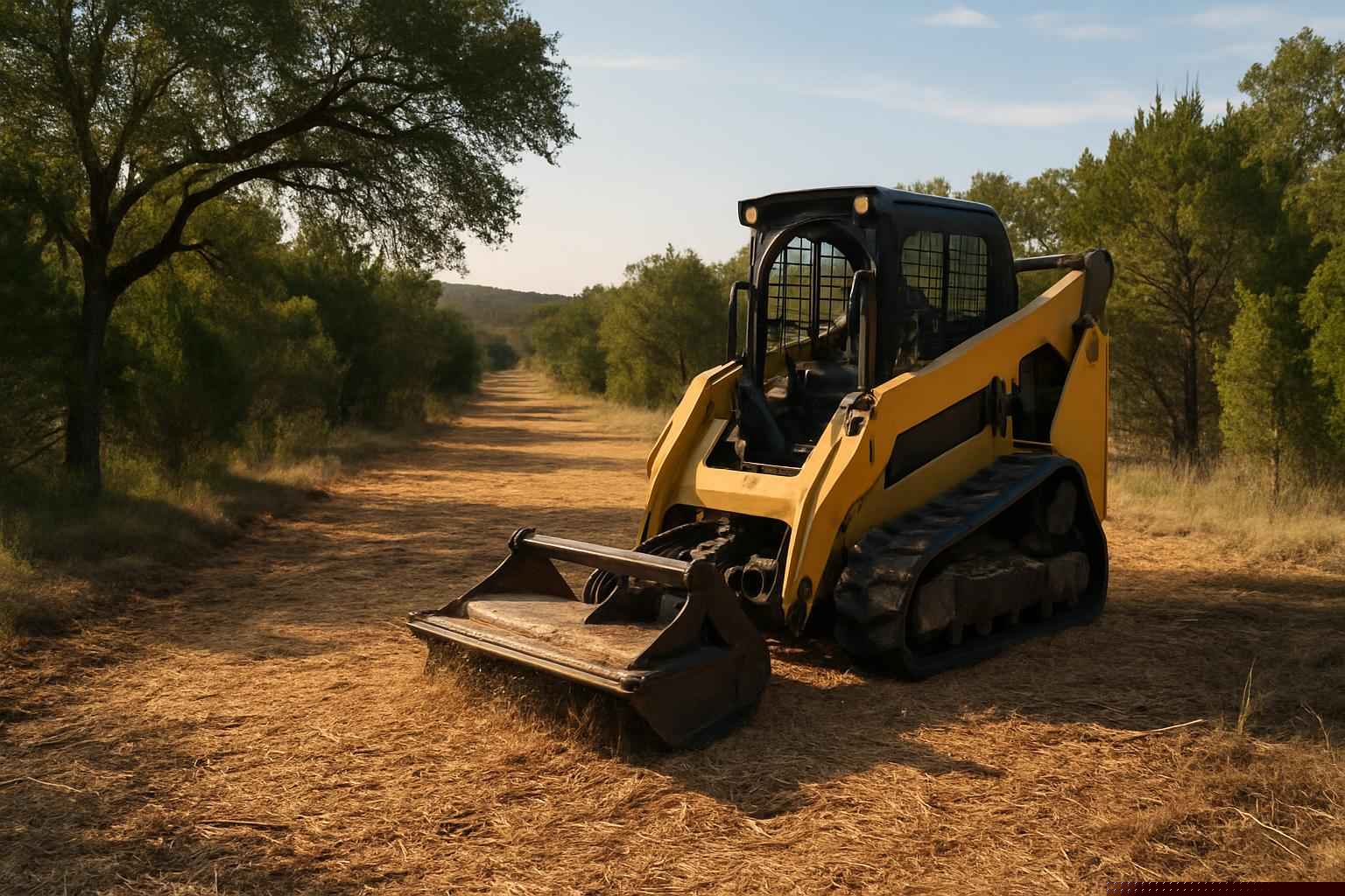 Easement Access Clearing in Pipe Creek Texas