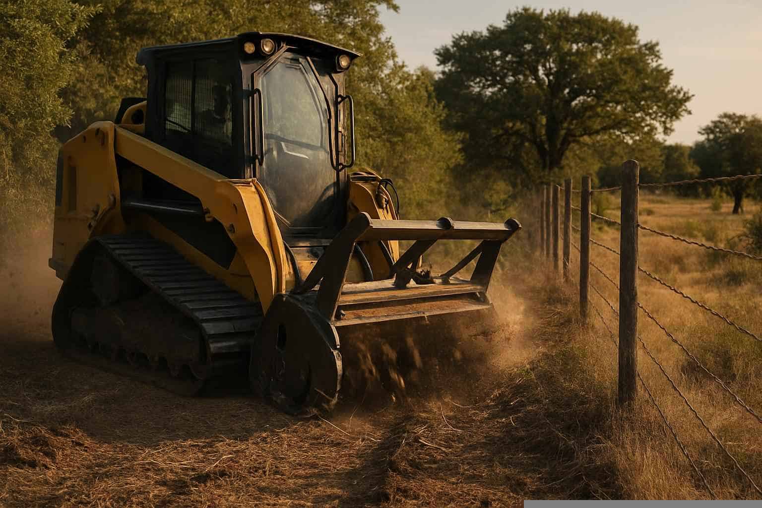 Fencing Services In Mason Texas 6 Fence Line Clearing in Mason Texas