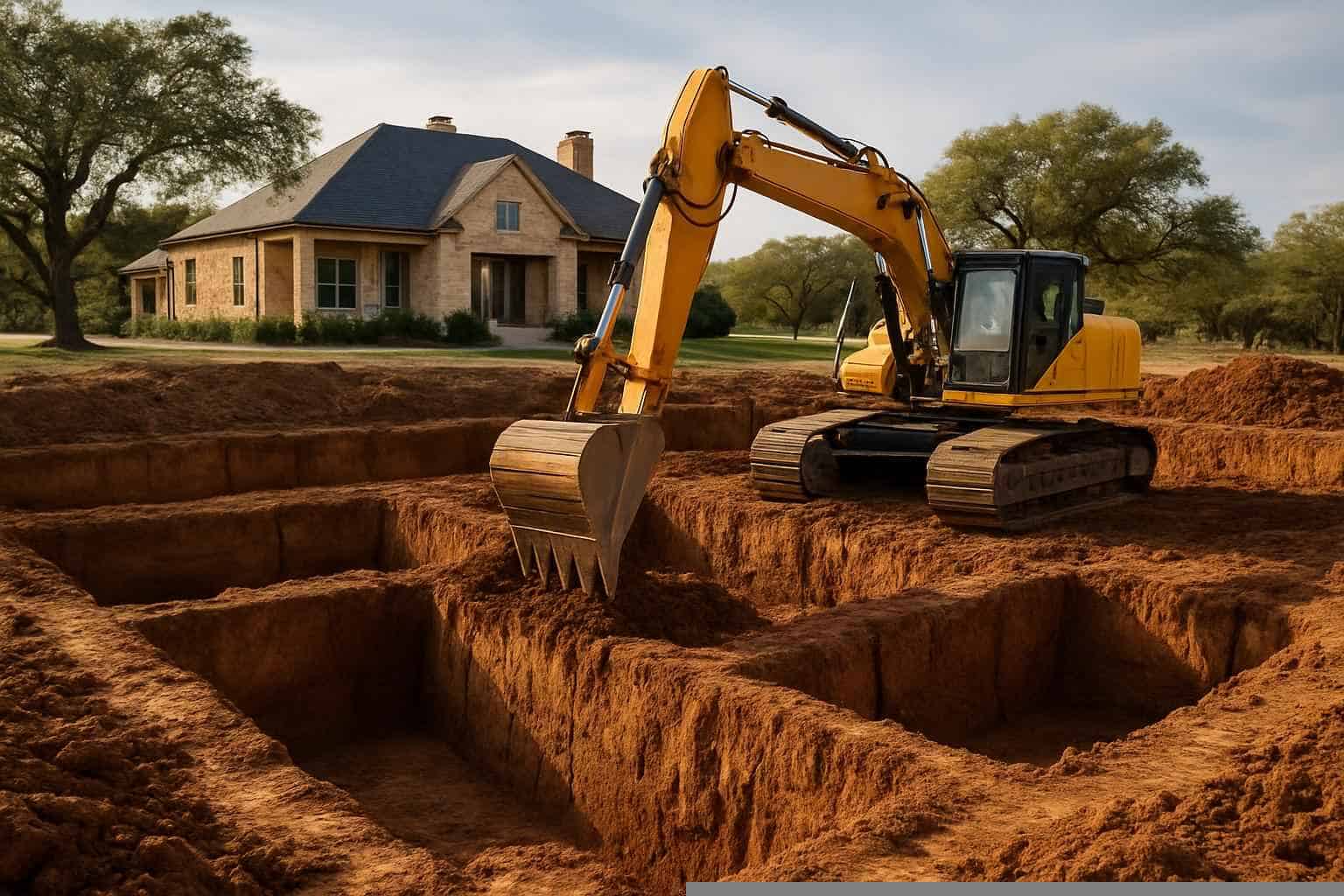 Excavation In Mason Texas 2 Foundation Excavation in Mason Texas