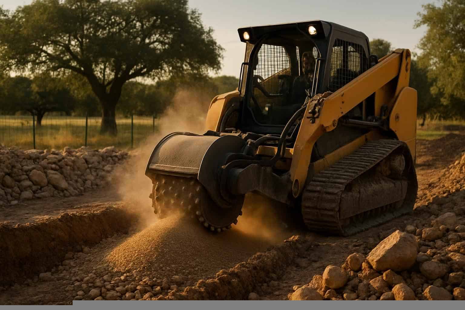 Stump Grinding In Mason Texas 5 Grind and Backfill in Mason Texas