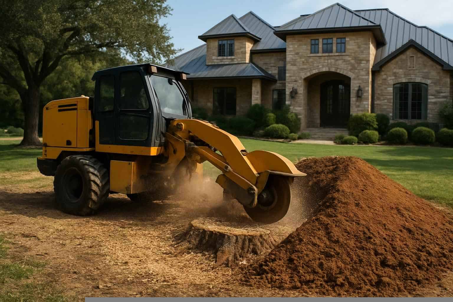 Grind and Backfill in Medina Texas