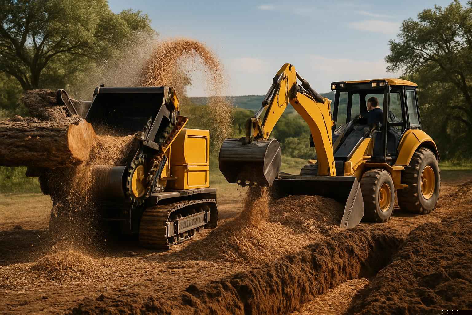 Stump Grinding In Pipe Creek Texas 5 Grind and Backfill in Pipe Creek Texas