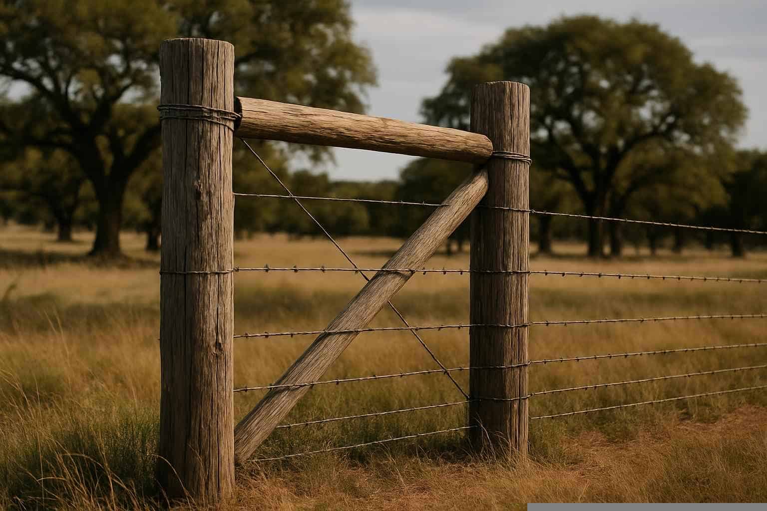 Gates And Cattle Guards In Mason Texas 3 H Brace and Corner Posts in Mason Texas