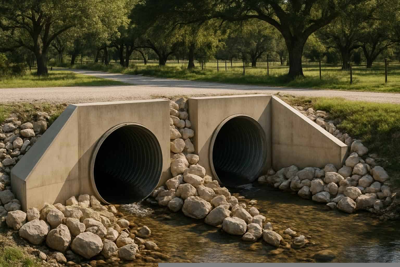 Culvert Installation In Pipe Creek Texas 4 Headwalls and End Sections in Pipe Creek Texas