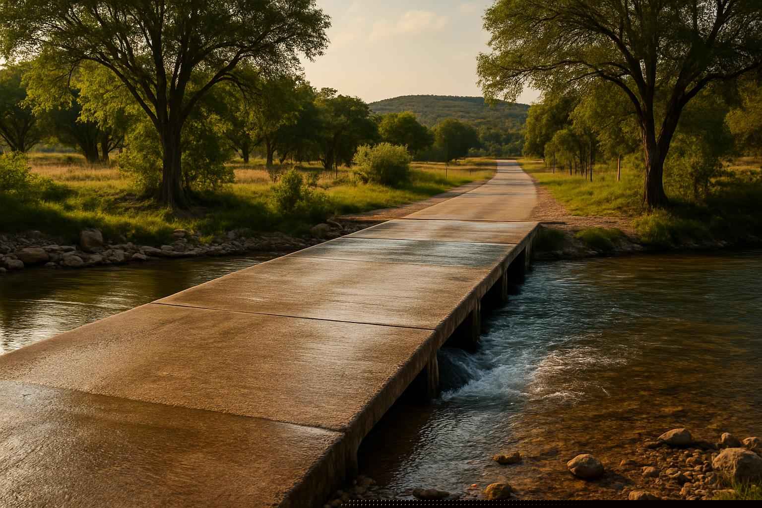 Culvert Installation In Pipe Creek Texas 2 Low Water Crossings in Pipe Creek Texas