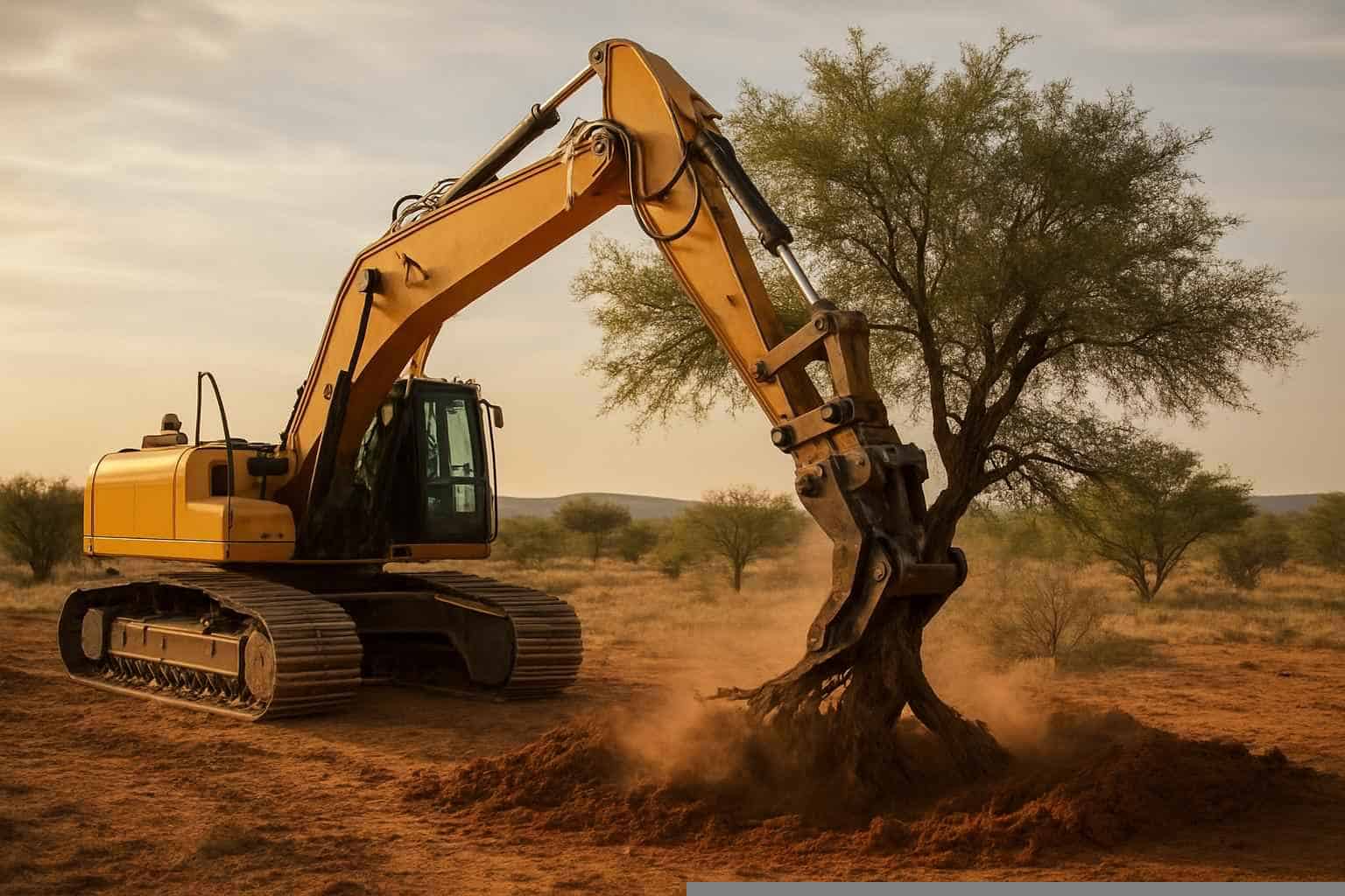 Mesquite Grubbing in Mason Texas