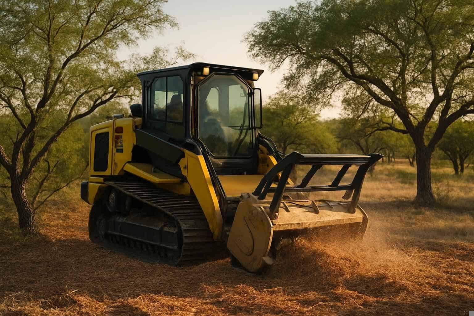 Mesquite Mulching in Medina Texas