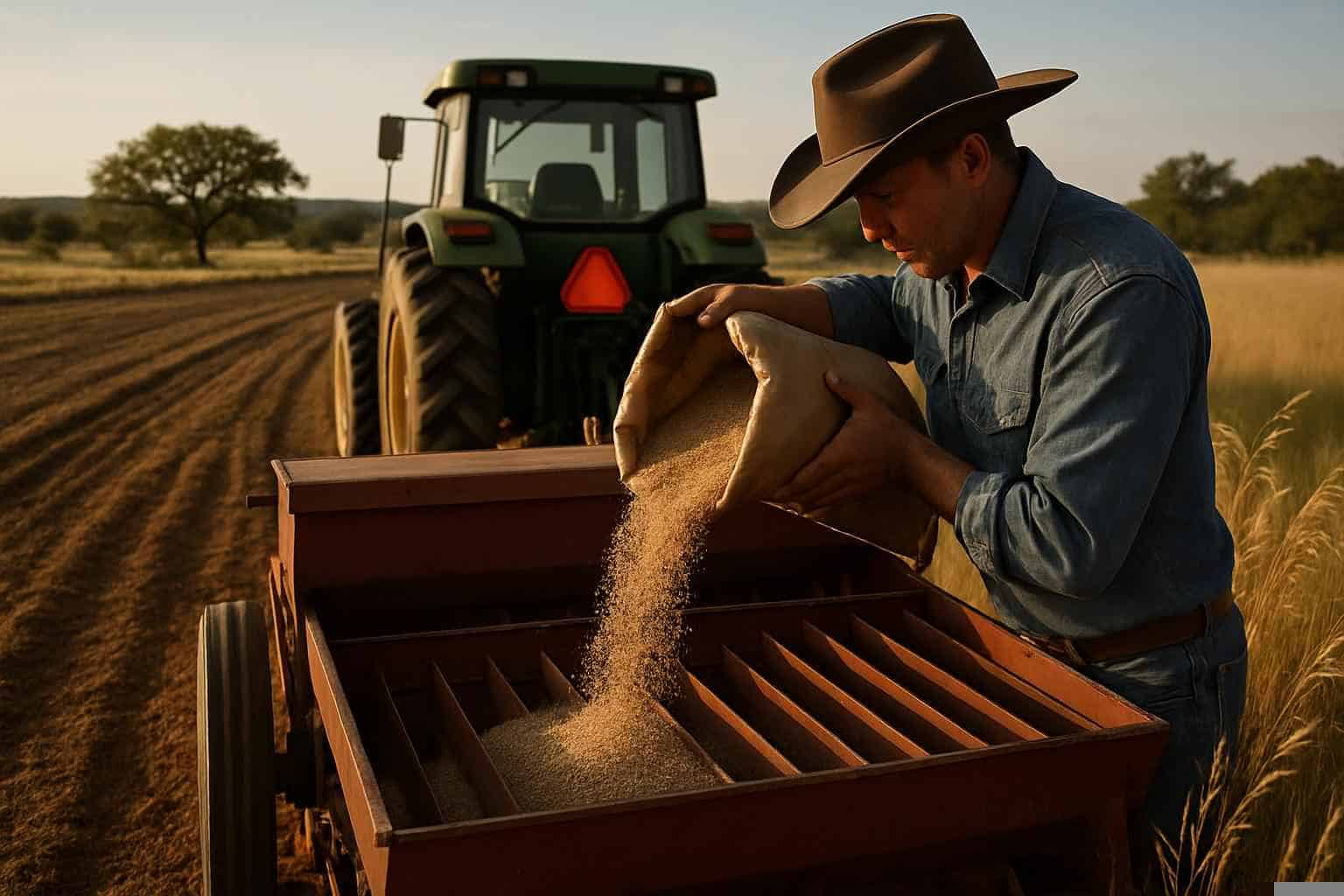 Erosion Control In Mason Texas 6 Native Grass Seeding in Mason Texas