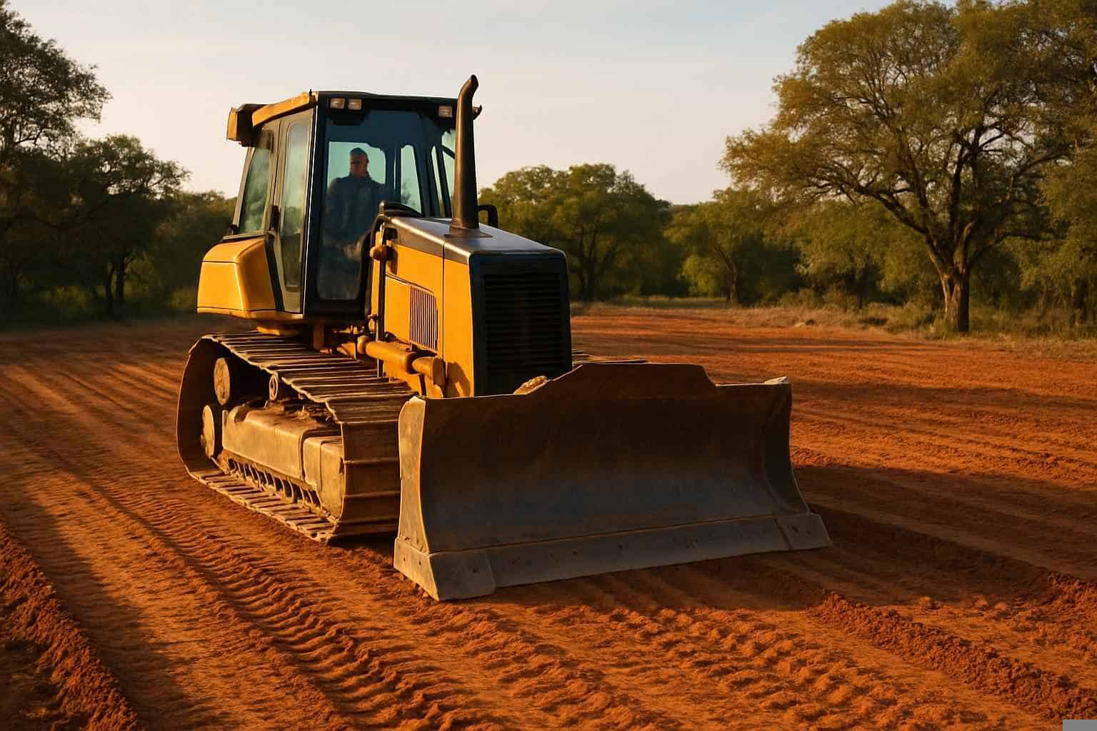 New Construction Lot Prep in Pipe Creek Texas