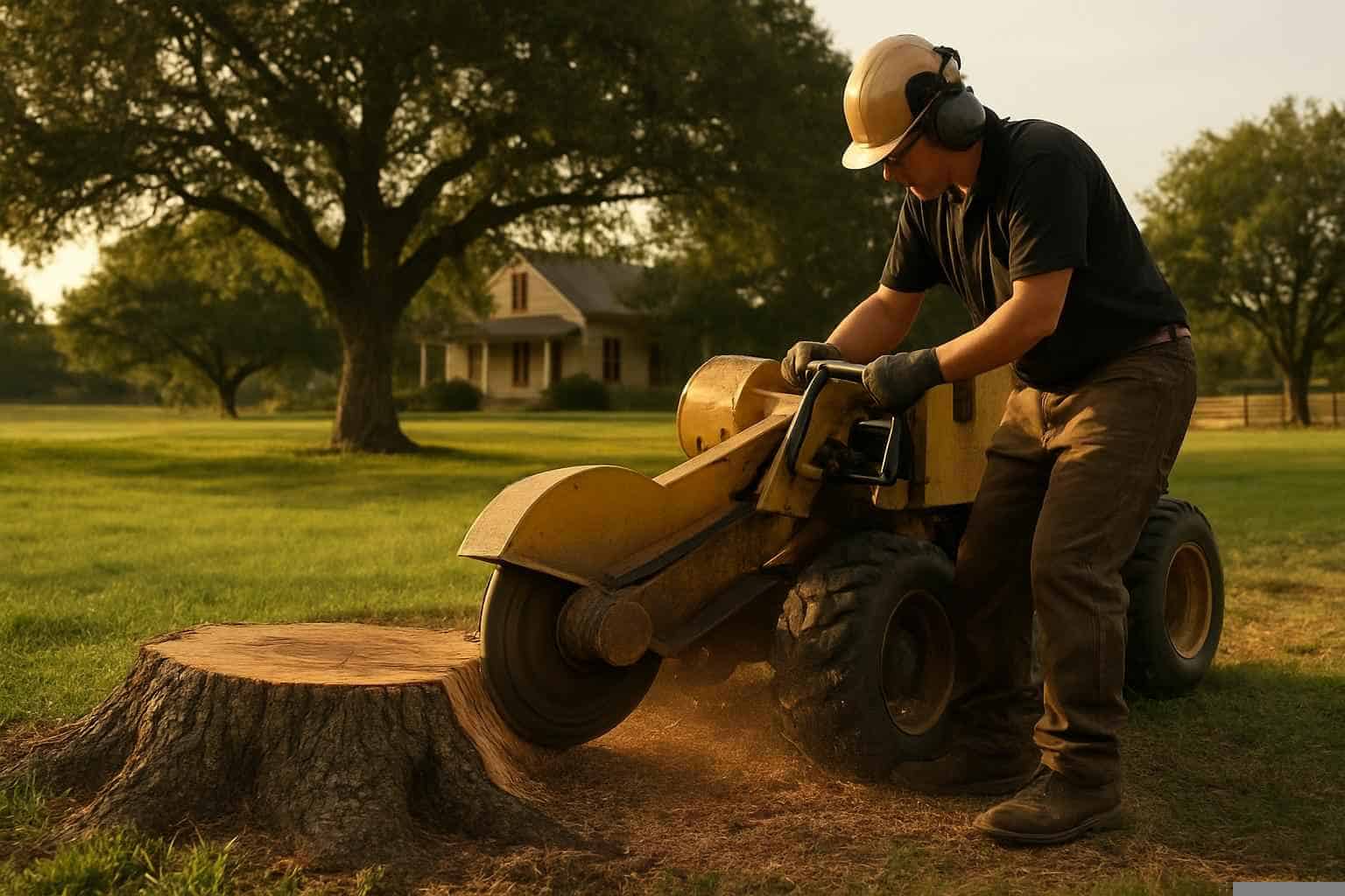 Oak Stump Removal in Medina Texas