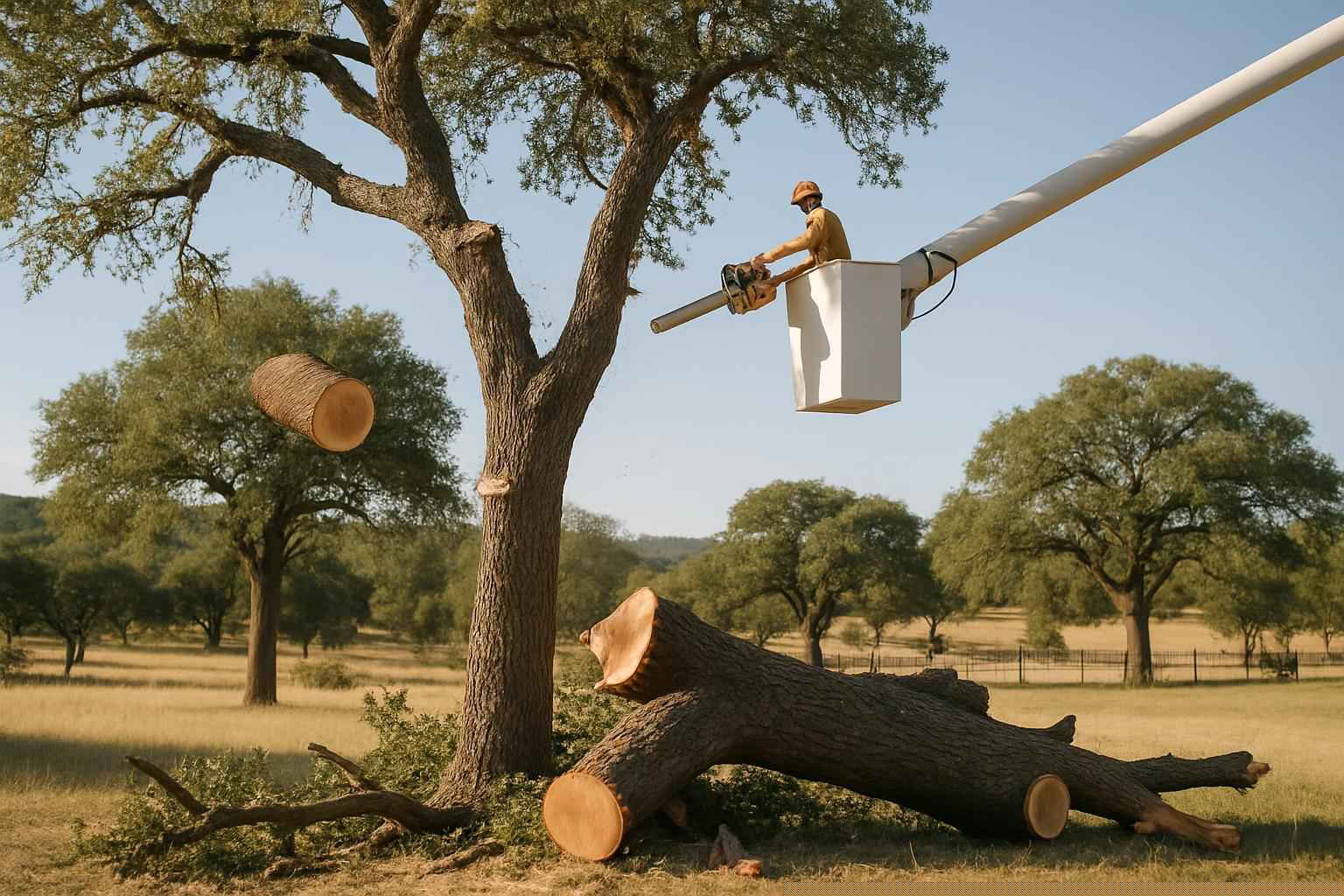 Tree Removal In Medina Texas 1 Oak Tree Removal in Medina Texas