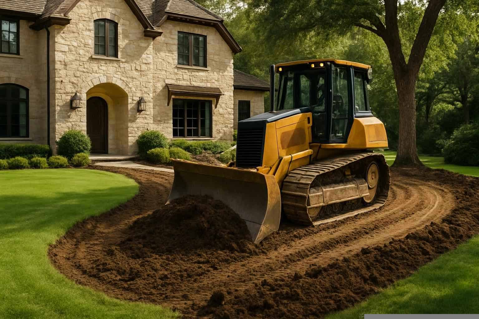 Erosion Control In Mason Texas 5 Regrading for Drainage in Mason Texas