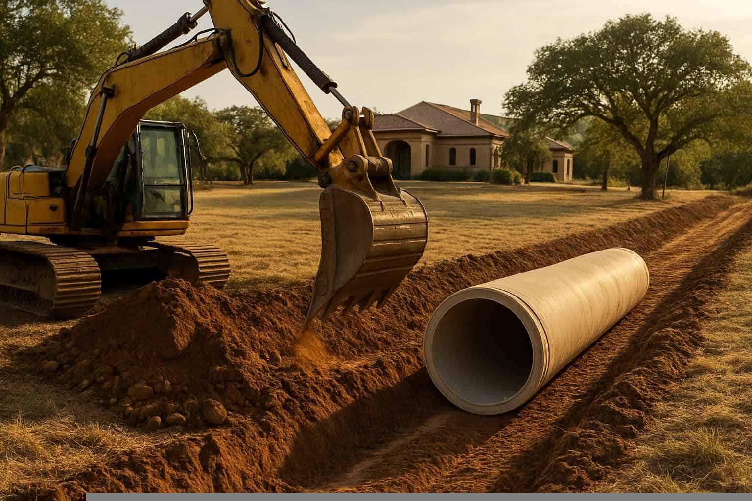 Erosion Control In Pipe Creek Texas 5 Regrading for Drainage in Pipe Creek Texas