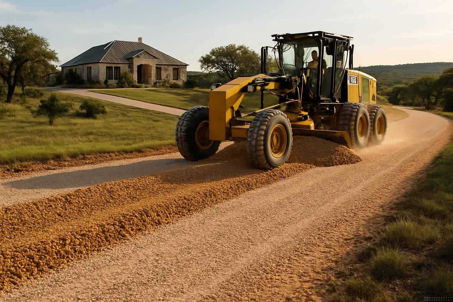 Road Base Installation In Pipe Creek Texas