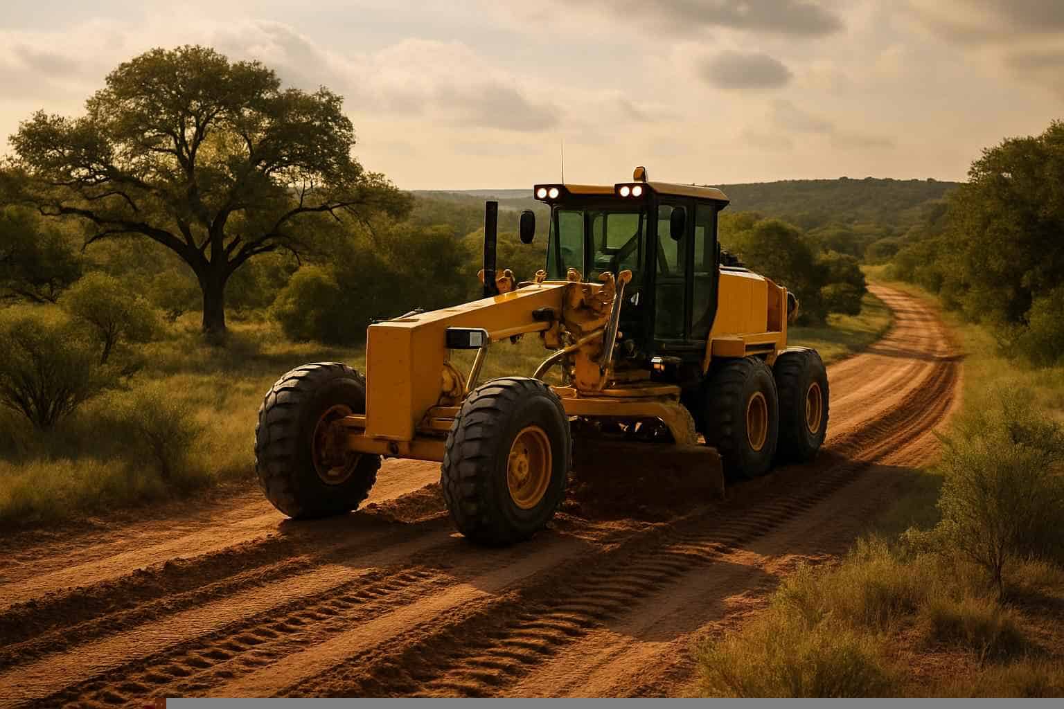 Grading In Medina Texas 3 Road Grading in Medina Texas