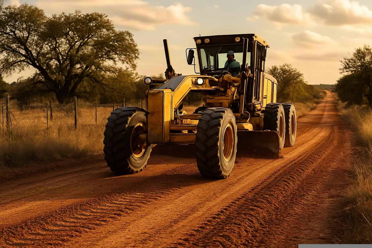 Ranch Road Construction In Mason Texas 6 Road Maintenance Grading in Mason Texas