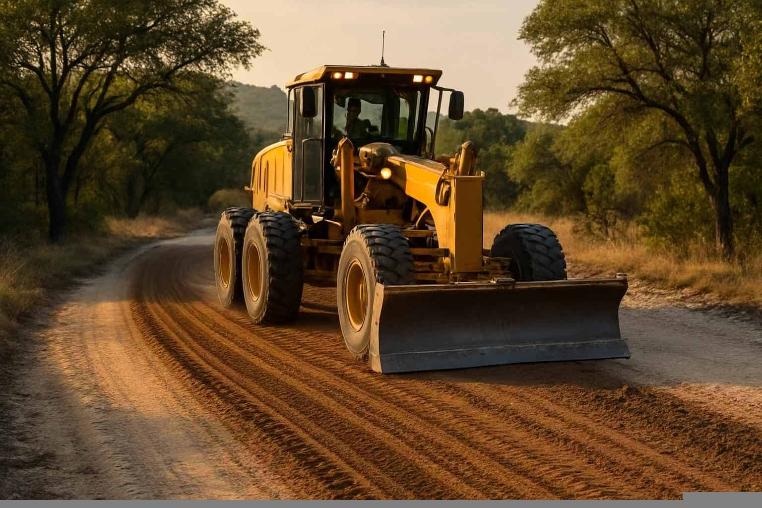 Ranch Road Construction In Pipe Creek Texas 6 Road Maintenance Grading in Pipe Creek Texas