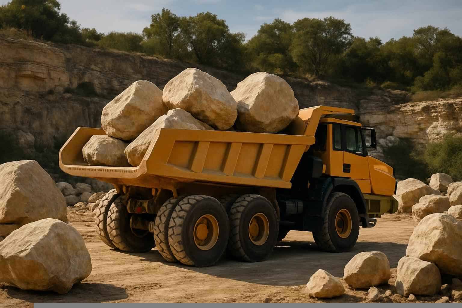 Rock and Boulder Hauling in Pipe Creek Texas