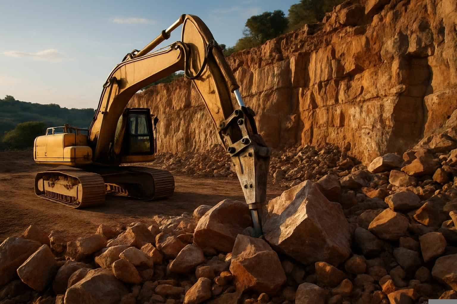 Excavation In Mason Texas 4 Rock Excavation in Mason Texas