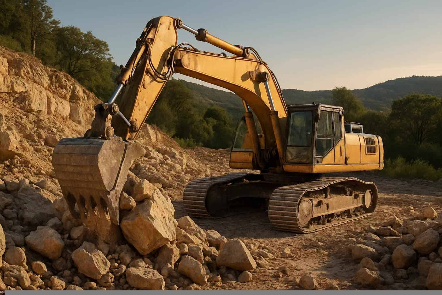 Rock Excavation in Pipe Creek Texas