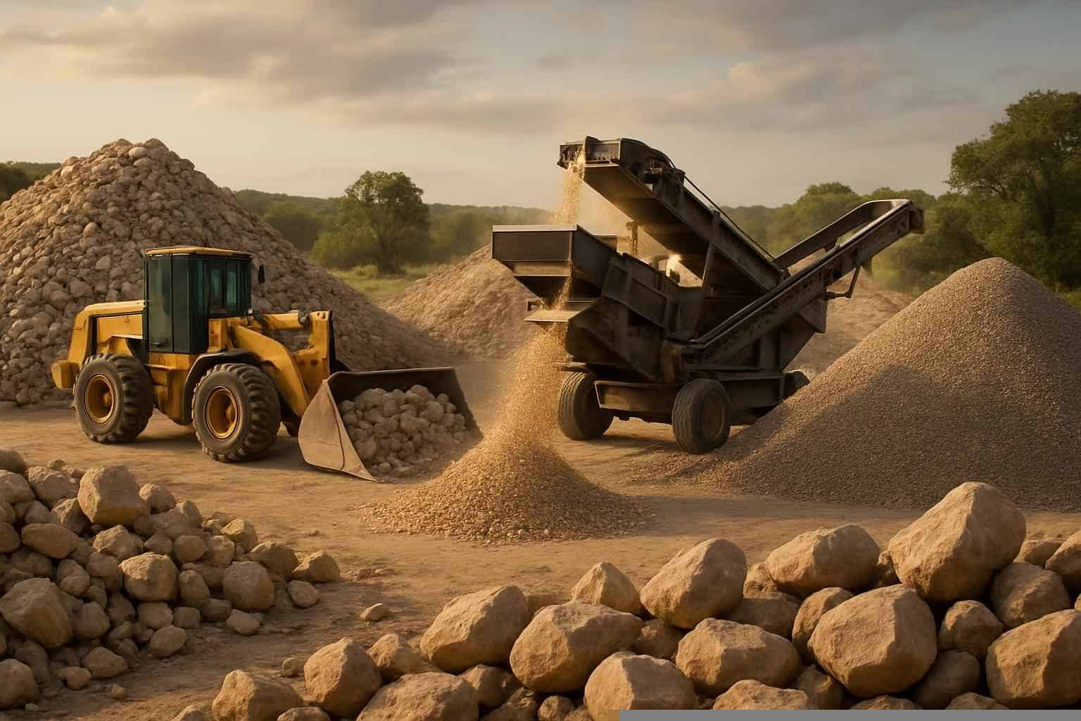 Rock Screening And Sorting in Mason Texas
