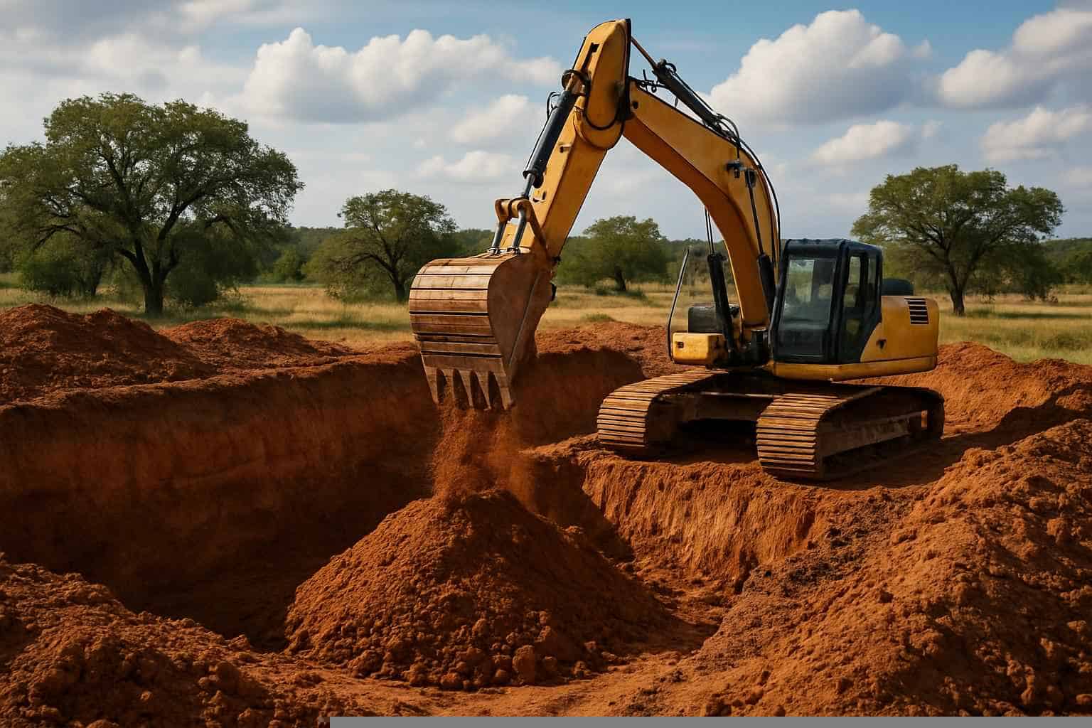 Excavation In Mason Texas 1 Site Excavation in Mason Texas