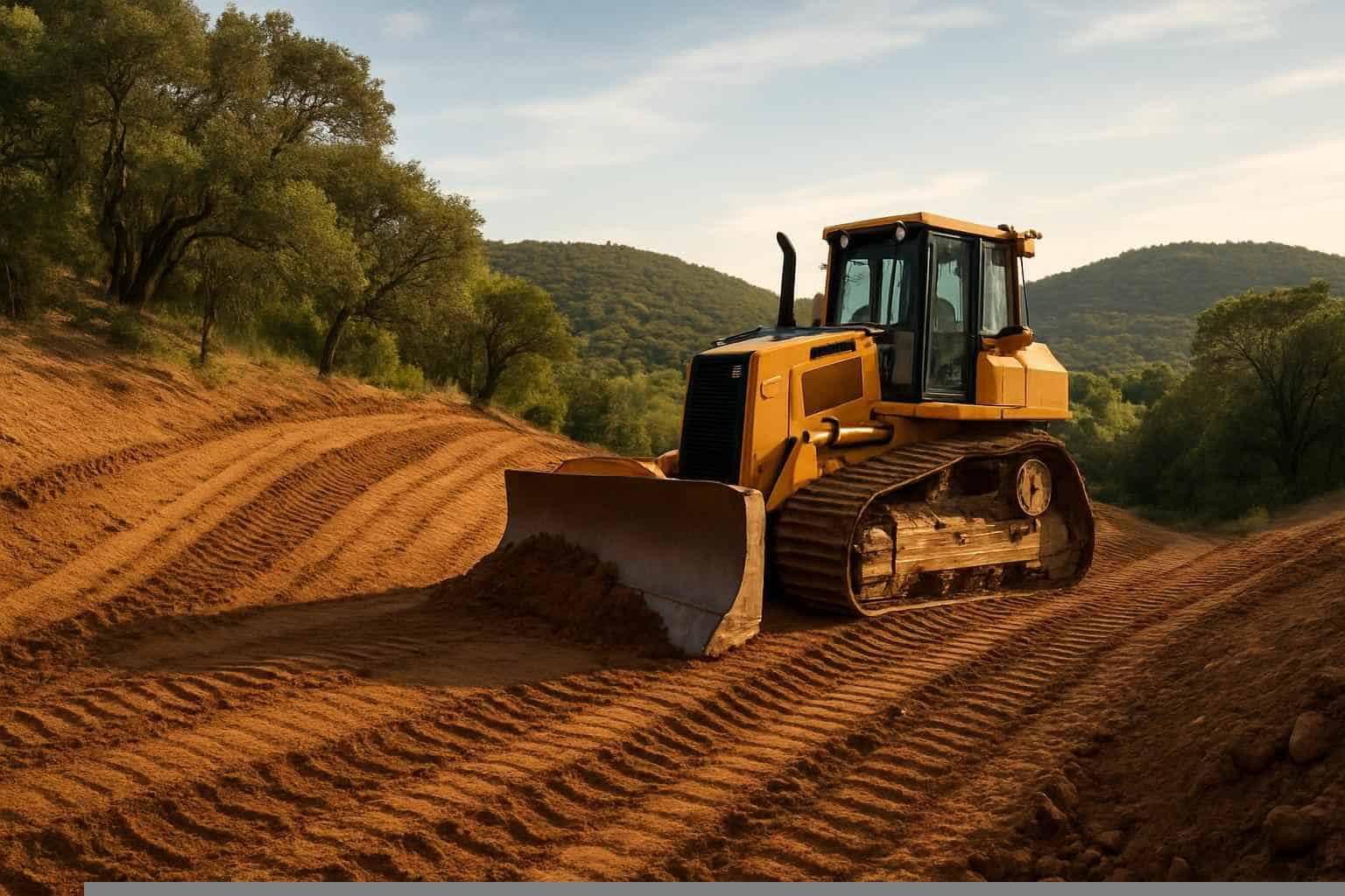 Slope Grading in Pipe Creek Texas